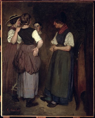 Las Historias de la Abuela Salvan, 1847 de Gustave Courbet